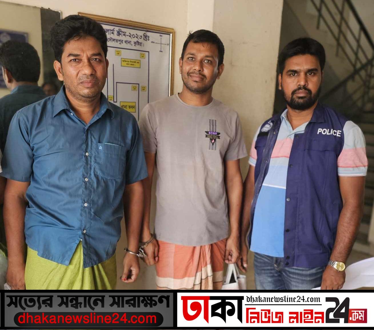 কুষ্টিয়া দৌলতপুরে সাংবাদিকের উপর হামলার এজাহারভুক্ত দুই আসামী গ্রেফতার