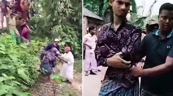 আসামি ধরতে গিয়ে পুকুরে ফেলার চেষ্টা, আহত দুই পুলিশ