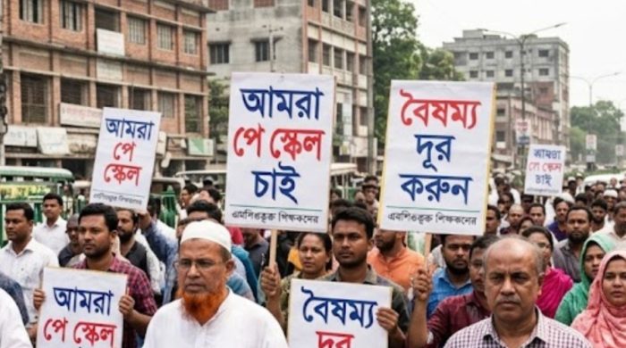 ছয় লাখ এমপিও শিক্ষক-কর্মচারীর পে স্কেল নিয়ে নতুন দাবি