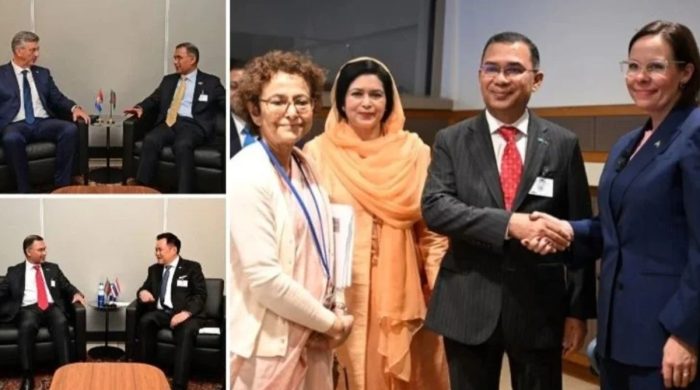 জাতিসংঘের অধিবেশনে একাধিক দেশের নেতাদের সঙ্গে বৈঠক