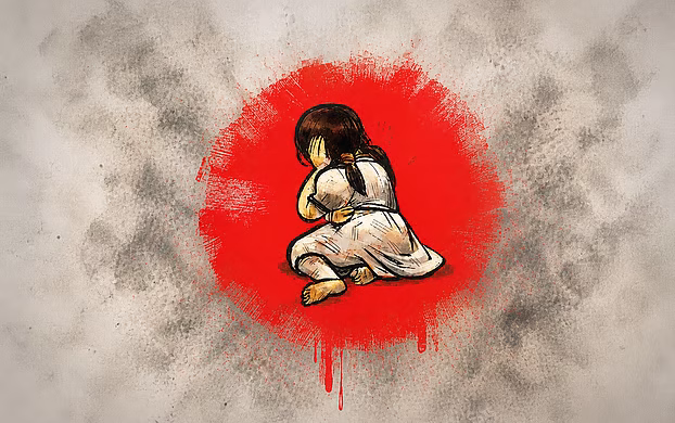 সহপাঠীর বাবার বিরুদ্ধে ধর্ষণ-হত্যার অভিযোগ, মেঝেতে মরদেহ