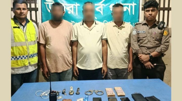 ডিজিএফআই পরিচয়ে ১০ লাখ টাকা চাঁদা দাবি, গ্রেপ্তার ৩